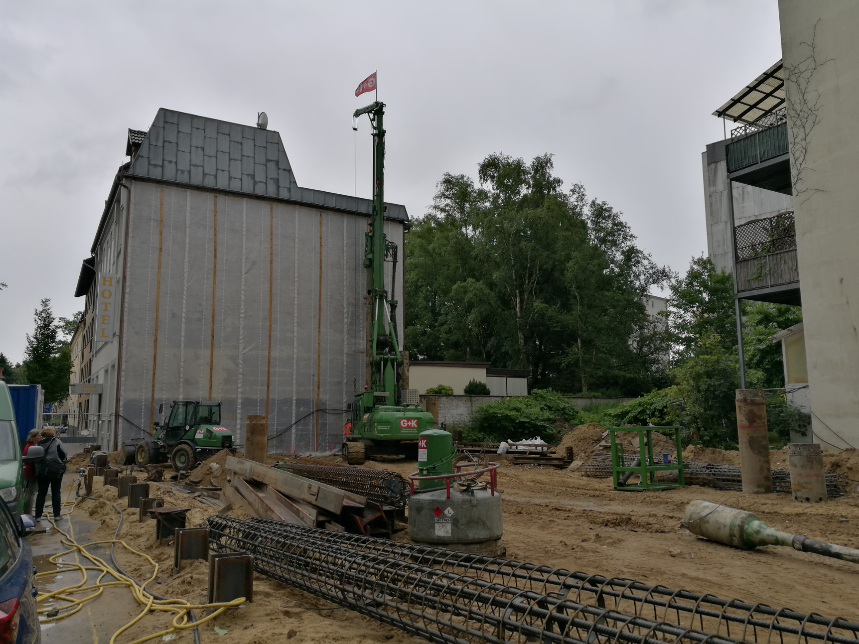 Baustelle nach Abriss21.06.2018